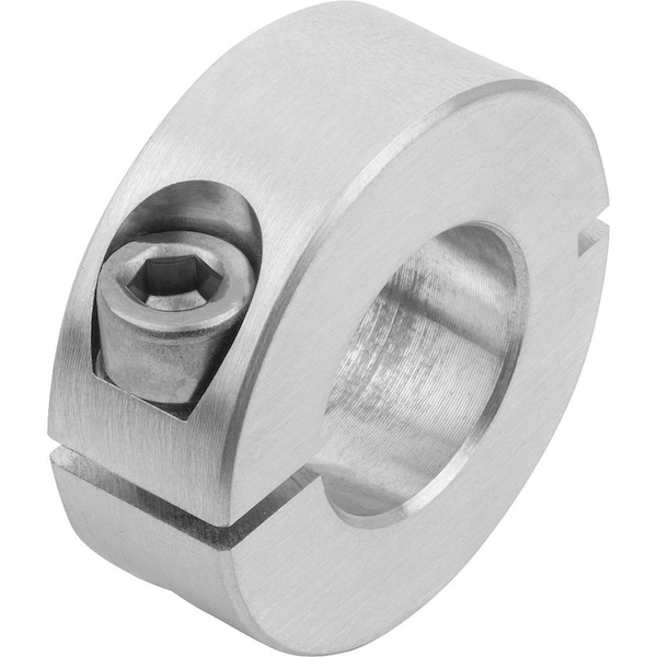 Locking Ring Split, Form:B, D1=20, D2=40, B=15, Aluminum